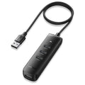 UGREEN 20487 1m Multi-port USB Hub Adapter USB 3.0 5Gbps Data Transfer Converter for iMac/Surface Pro/XPS/PS4/PS5/Xbox One/Flash Drive/Mobile Hard Drive