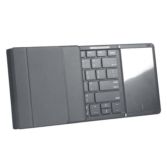 B099T Portable Folding Keyboard for Cell Phone Tablet Laptop Universal Touchpad Bluetooth-compatible Wireless Keypad
