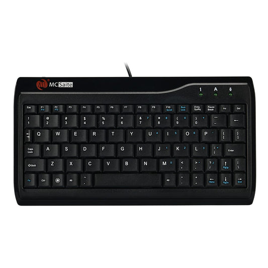 MCSAITE 8017 Slim Design Laptop Computer USB Wired Keyboard for Home and Office
