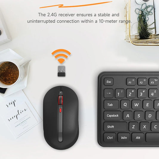 XIAOMI YOUPIN MIIIW MW24PB03 2.4G Wireless Keyboard Mouse Set Computer Mute Keyboard + Mouse, 3rd Gen