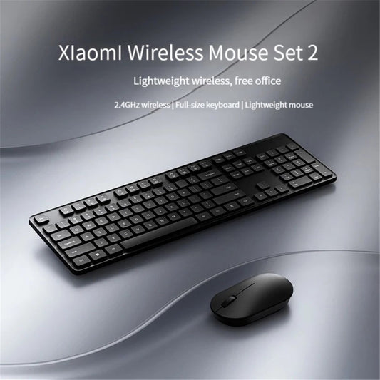 XIAOMI WXJS02YM 2.4G Wireless Keyboard + Mouse Set for Windows 10 and Above