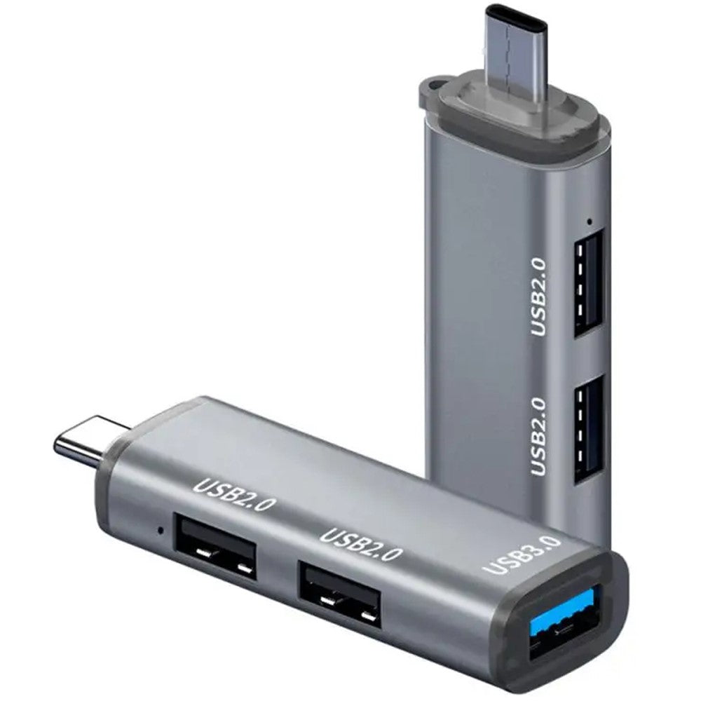 ADS-302C Type-C Adapter Hub to USB 3.0 +  Dual USB 2.0 Expansion Station
