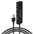 ACASIS AB2-L412 1.2m Cable 4 Ports USB2.0 Hub 480Mbps Data Transmission USB Hub Splitter