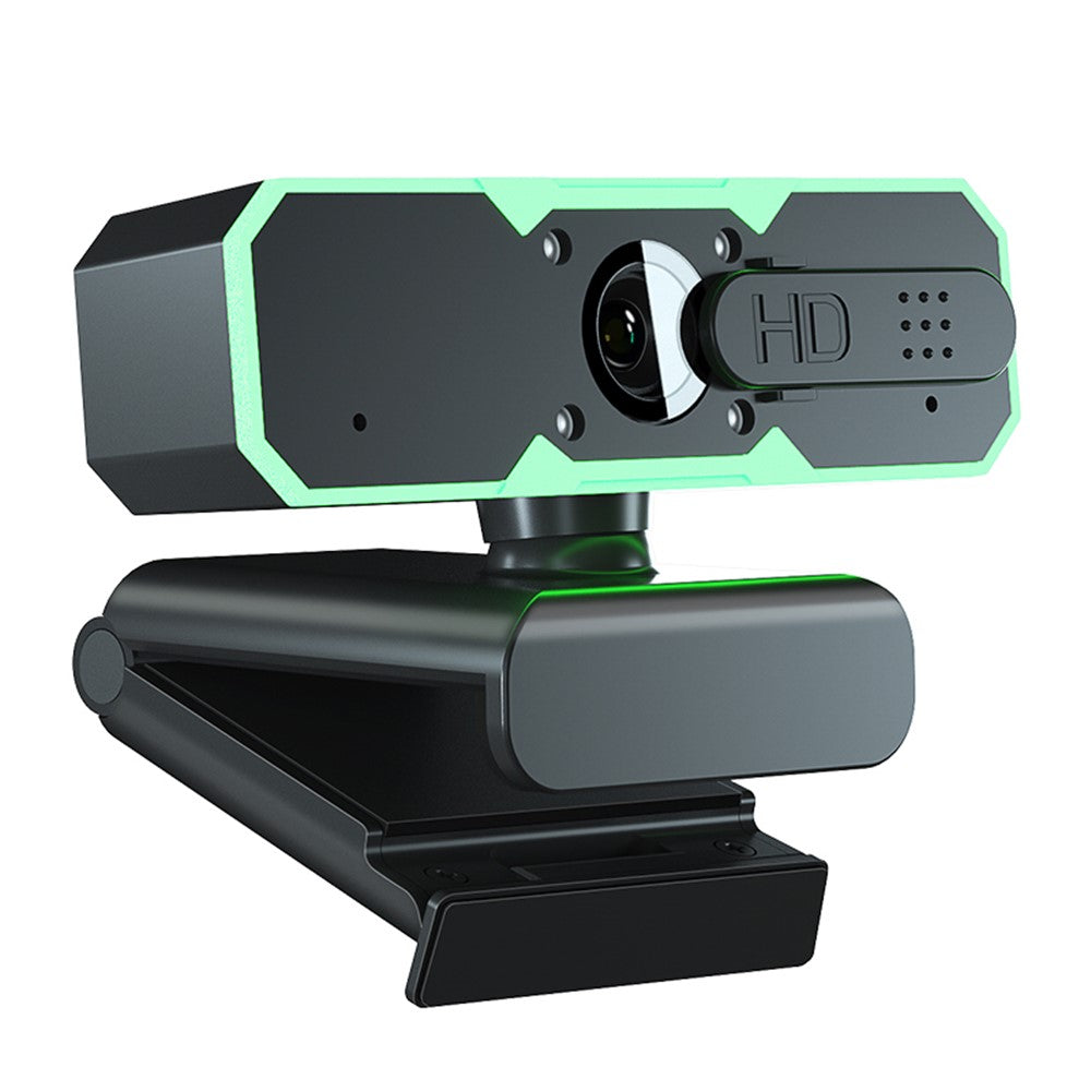 H782 1080P RGB Webcam with Microphone 60FPS 90 Degree USB HD Computer Camera