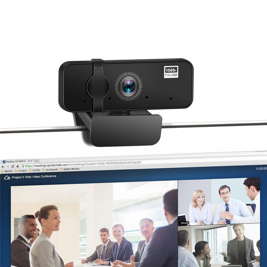 A35 USB 1080P Full HD Webcam Autofocus Web Camera with Built-in Microphone for PC Desktop Computer Laptop