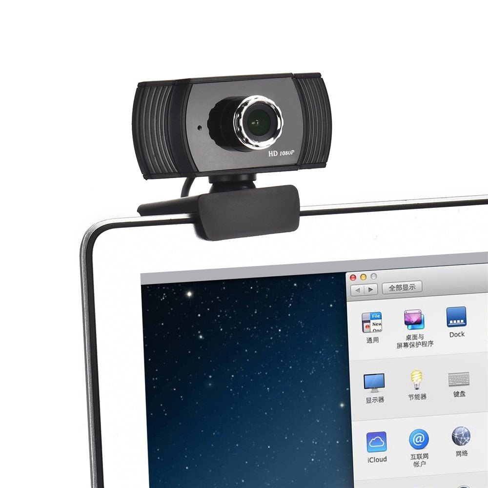 A15 USB Webcam HD 1080P Auto-focus Camera Live Stream Video Chat Conference Camera Built-in Microphone High Definition Cam