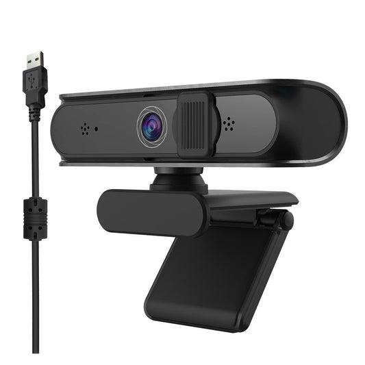 HXSJ S7 HD 5MP Webcam Autofocus Wide-angle Camera Built-in Microphone with Privacy Cover for Computers Laptops and Desktops