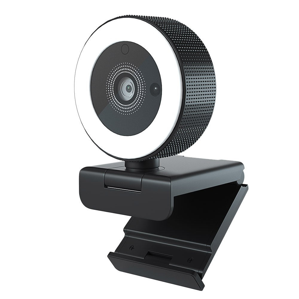 H200 QHD 2K 30FPS Webcam Remote Control USB Web Camera with Fill Light for Live Streaming Video Recording