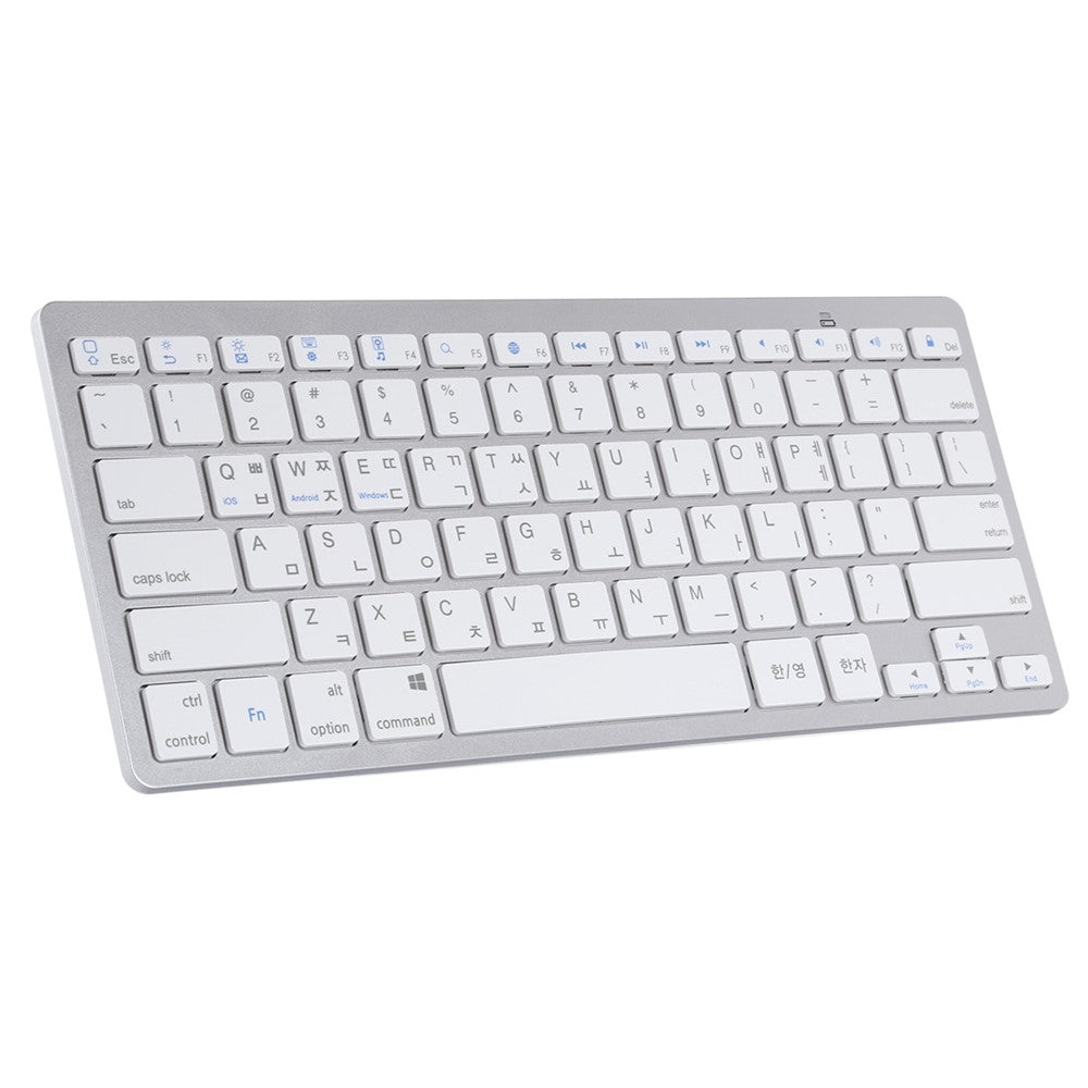 Ultra-Slim Wireless Bluetooth-compatible Keyboard (Korean Language) for Android Windows iOS