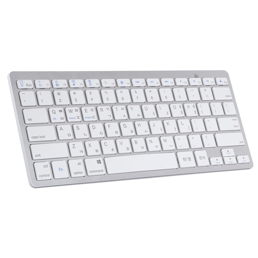 Ultra-Slim Wireless Bluetooth-compatible Keyboard (Korean Language) for Android Windows iOS