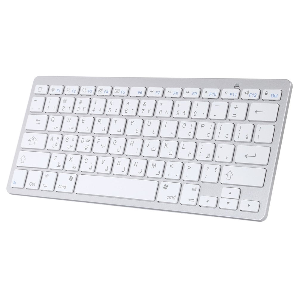 Ultra-Slim Wireless Bluetooth-compatible Keyboard (Arabic Language) for Android Windows iOS