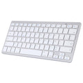 Ultra-Slim Wireless Bluetooth-compatible Keyboard (French Language) for Android Windows iOS