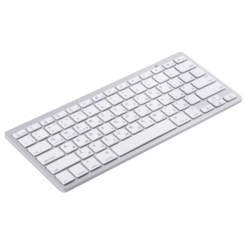 Ultra-Slim Wireless Bluetooth-compatible Keyboard (Russian Language) for Android Windows iOS