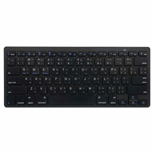 [Thai Version] X5 Noiseless 78-Key Ultra Thin Wireless Bluetooth-compatible Keyboard for iPad iPhone