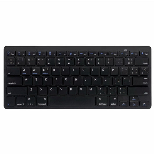 [Spanish Version] X5 78-Key Ultra Thin Wireless Bluetooth-compatible Keyboard Portable Gamer Keyboard for iPad iPhone