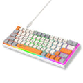 HXSJ V500 Mechanical Wired Keyboard 63 Keys Gaming Keyboard with Backlight Effect