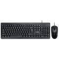 T-WOLF TF500 USB Wired Keyboard Mouse Set 104 Keys Keyboard for Computer PC Laptop