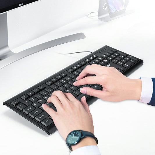 T-WOLF T15 104 Keys USB Wired Keyboard
