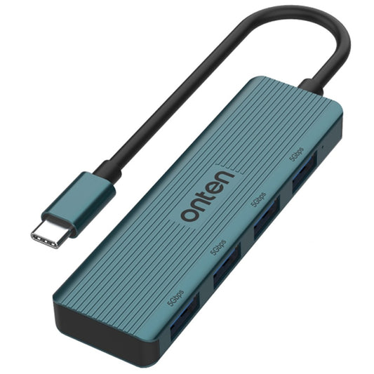 ONTEN UC621 15cm Cable Type-C to 4xUSB3.2 Gen1 Ports USB Hub Splitter Laptop Phone Adapter