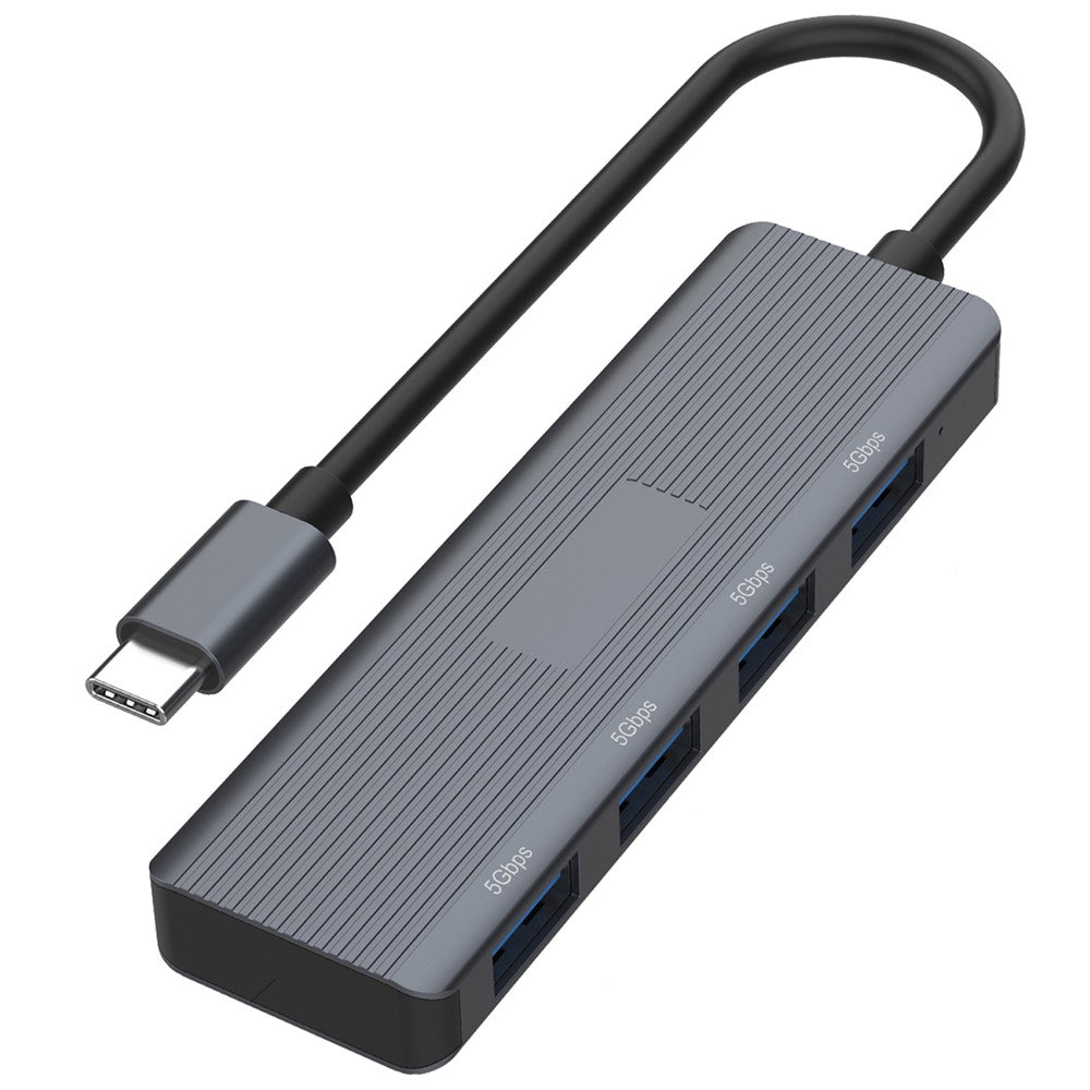 ONTEN UC621 15cm Cable Type-C to 4xUSB3.2 Gen1 Ports USB Hub Splitter Laptop Phone Adapter