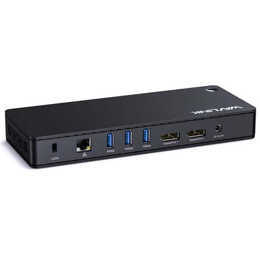 WAVLINK UTD22 USB4 Docking Station Dual Monitor USB-C Hub Support 96W Laptop Charging