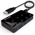 WAVLINK WL-UH3042P1 USB3.0 4-Port Hub 2.4A Fast Charging Adapter for Keyboard Mouse
