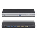 WAVLINK WL-UMD01 Docking Station Gigabit Ethernet / DP / HD Cable Converter USB3.0 Splitter Card Reader USB-C to DP / HD Adapter