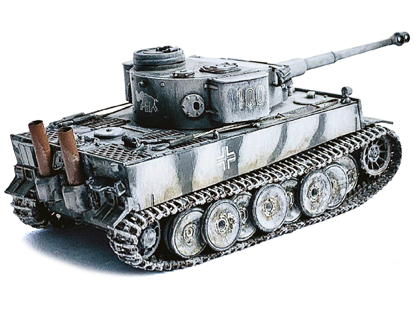 Germany Tiger I Initial Production Tank "s.Pz.Abt.502 Mga" (1942) "NEO Dragon Armor" Series 1/72 Plastic Model by Dragon Models