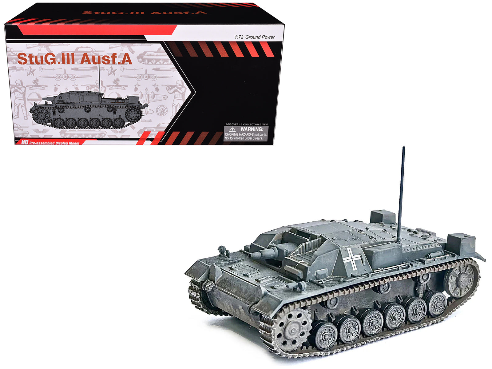 Germany StuG. III Ausf.A Tank "Michael Wittmann LAH Barbarossa" (1941) "NEO Dragon Armor" Series 1/72 Plastic Model by Dragon Models