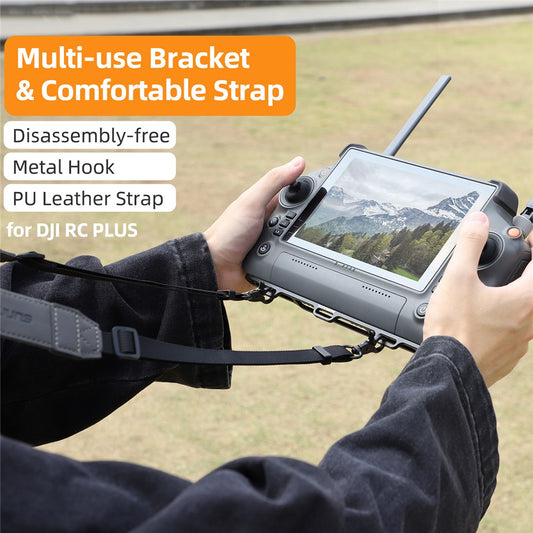 SUNNYLIFE GS564 3-Hole Multi-Use Bracket with Comfortable Strap for DJI RC Plus Remote Control