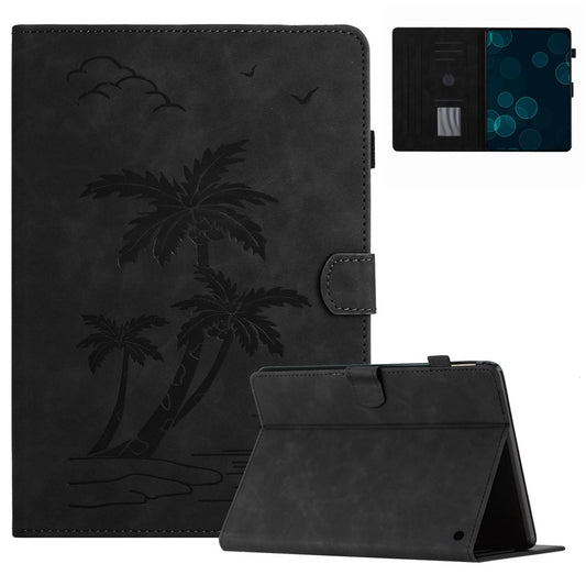 For Amazon Fire HD 10 (2021) / (2023) / Fire HD 10 Plus (2021) / (2023) Case Smart PU Leather Coconut Tree Tablet Cover