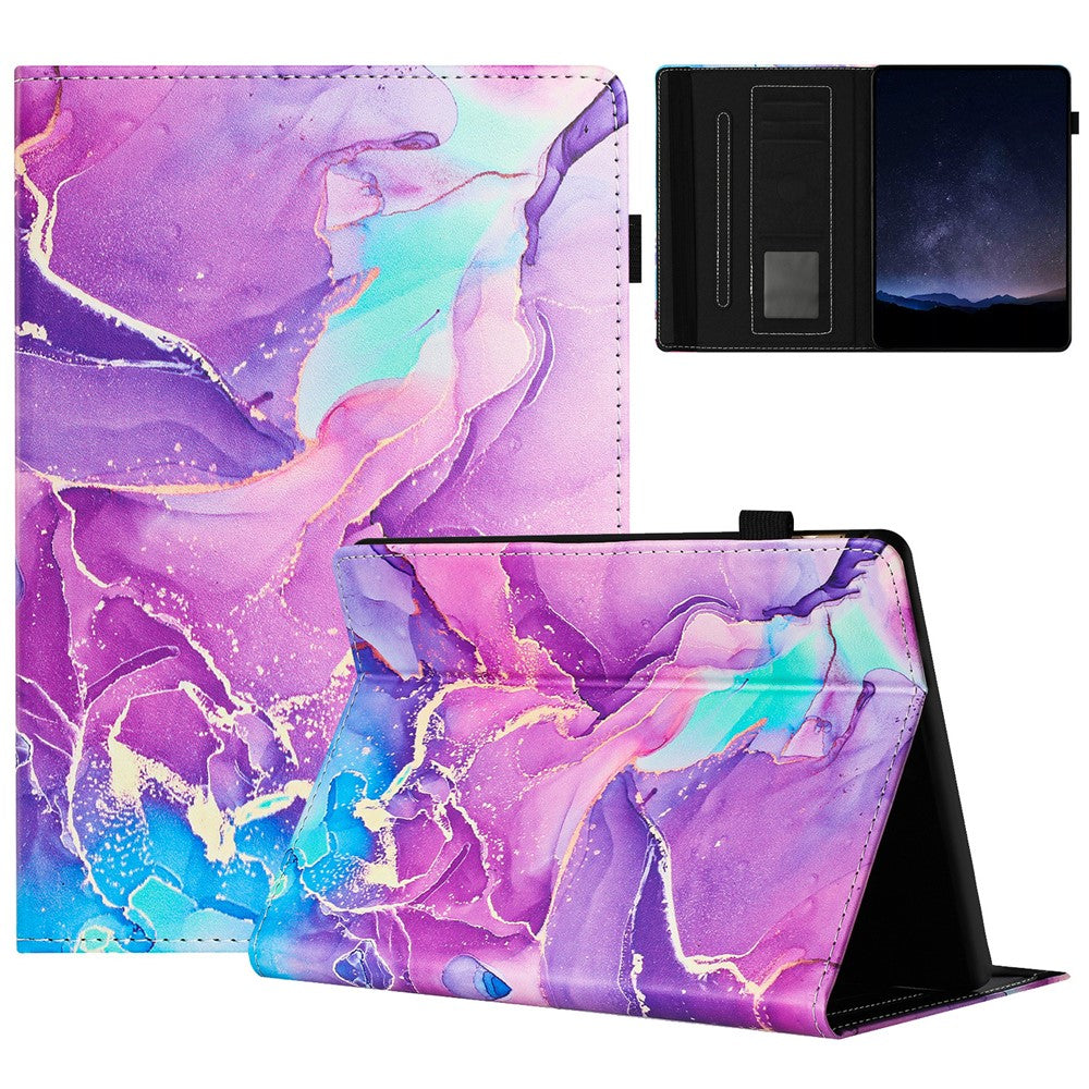 For Amazon Kindle Paperwhite 5 (2021) Case Marble Leather Smart Tablet Cover with Pencil Holder