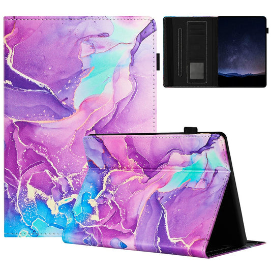 For Amazon Kindle Paperwhite 5 (2021) Case Marble Leather Smart Tablet Cover with Pencil Holder