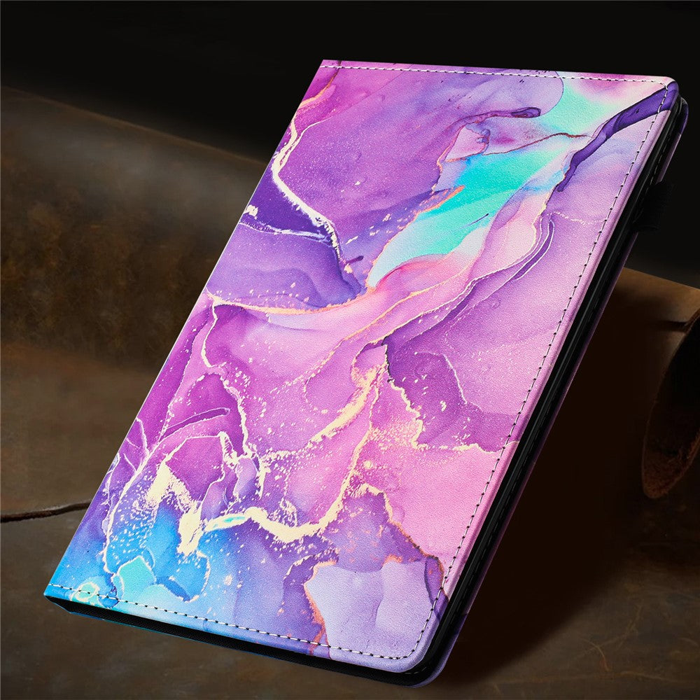 For Amazon Kindle Paperwhite 5 (2021) Case Marble Leather Smart Tablet Cover with Pencil Holder