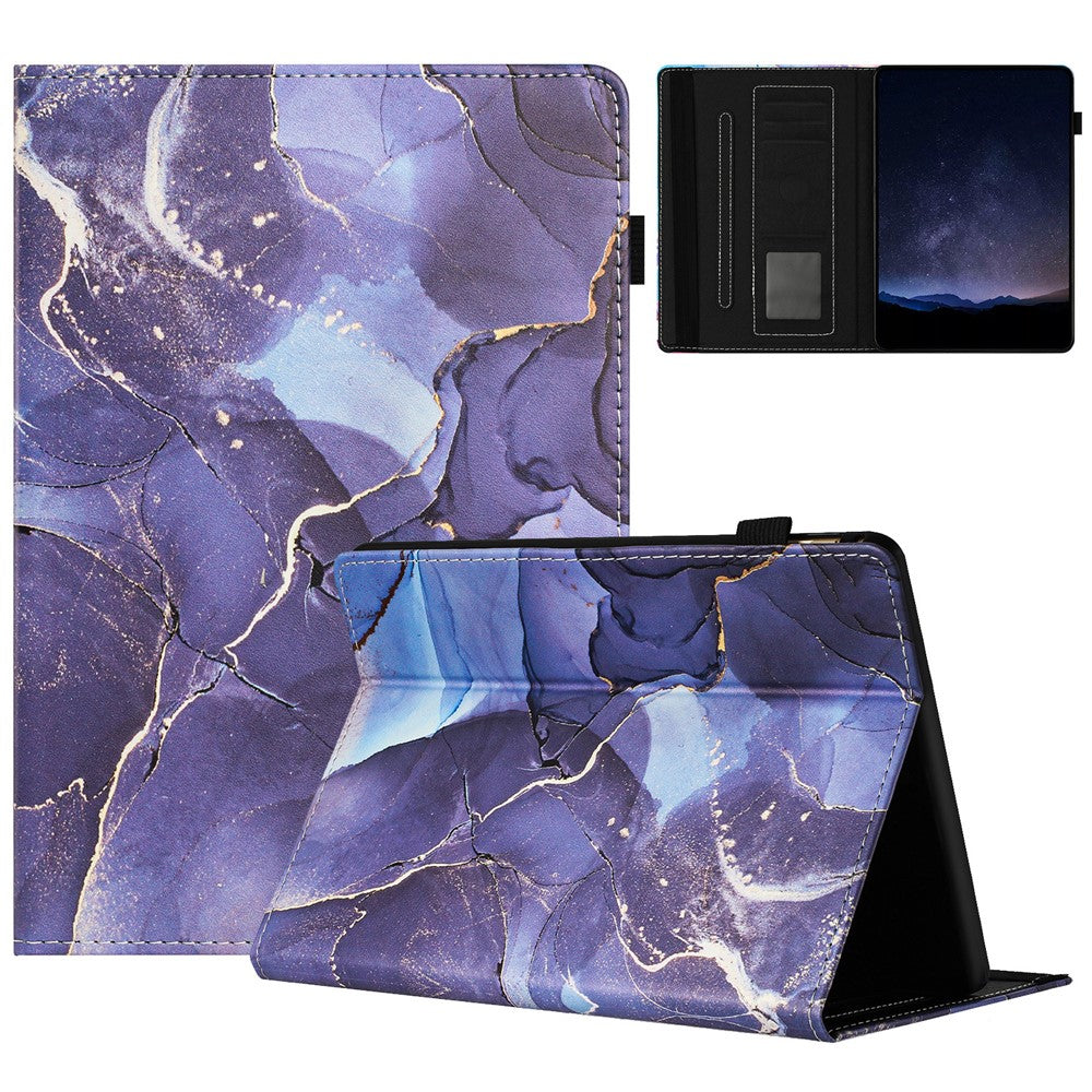 For Amazon Kindle Paperwhite 5 (2021) Case Marble Leather Smart Tablet Cover with Pencil Holder