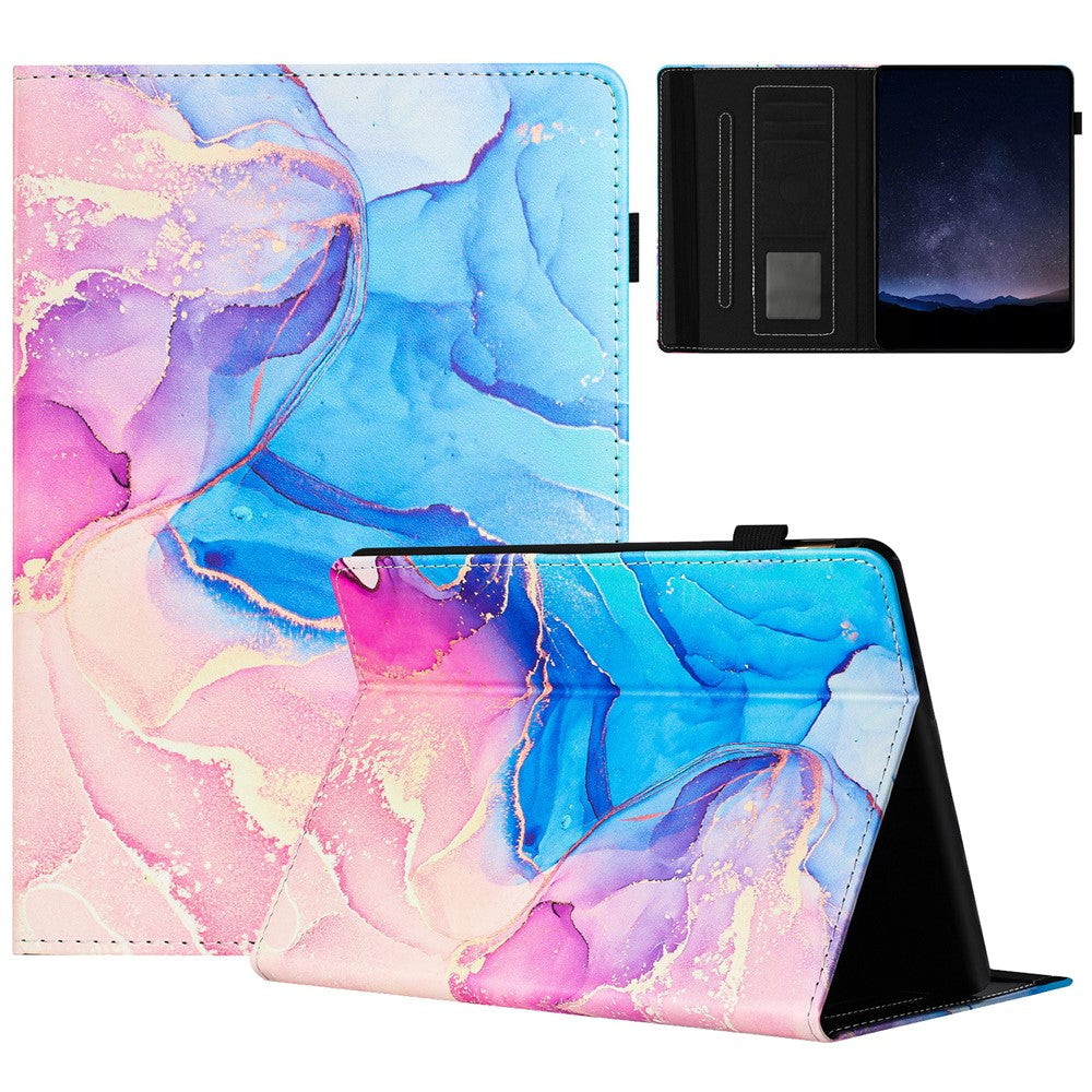 For Amazon Kindle Paperwhite 5 (2021) Case Marble Leather Smart Tablet Cover with Pencil Holder