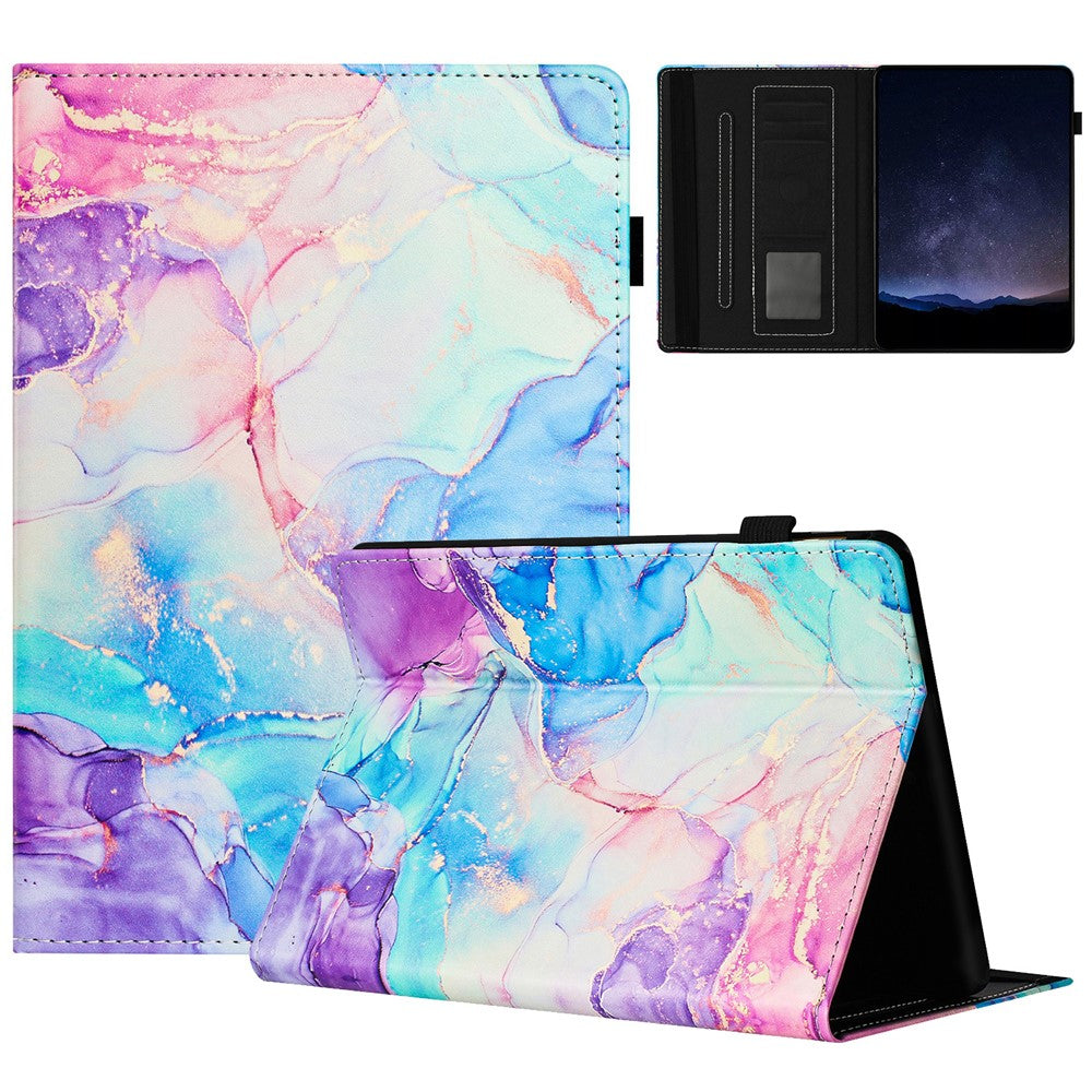 For Amazon Kindle Paperwhite 5 (2021) Case Marble Leather Smart Tablet Cover with Pencil Holder