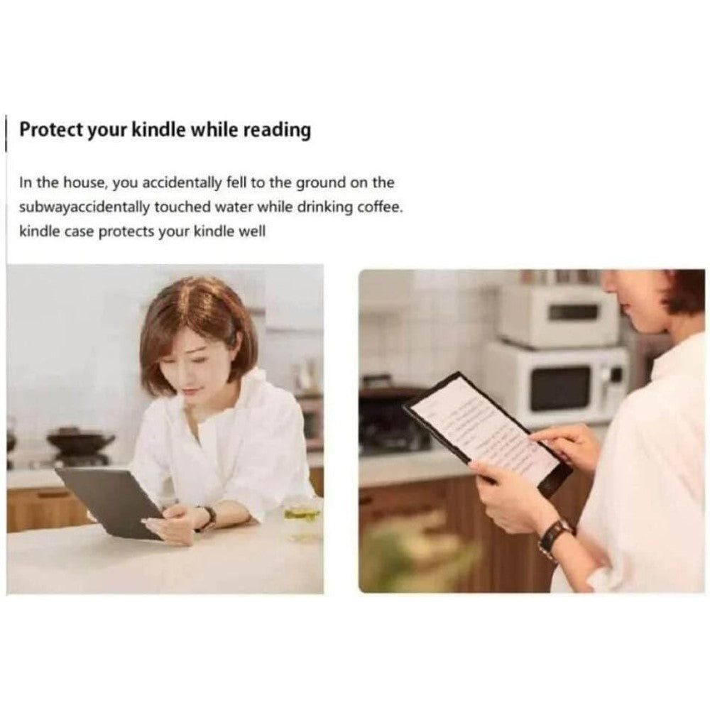 For Amazon Kindle Paperwhite 3 (2015)  /  2 (2015)  /  (2015) Clear Case Four Corner Anti-Drop Tablet TPU Cover