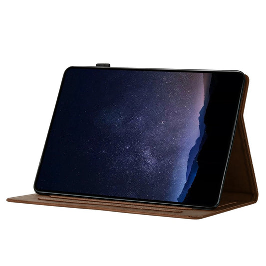 For Amazon Fire HD 10 (2021)  /  HD 10 Plus (2021) Case Honeycomb Printed Leather Tablet Cover with Card Slot
