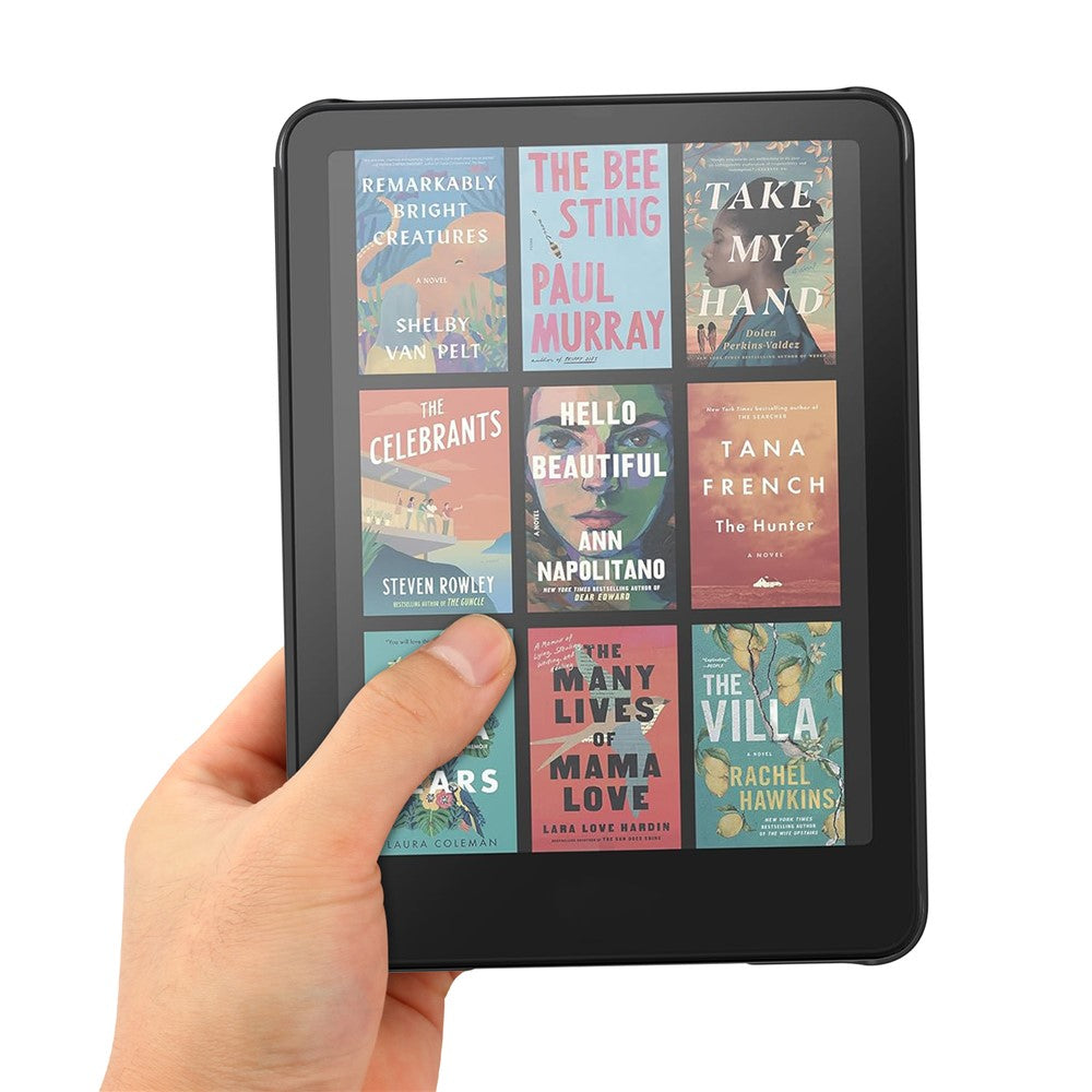 For Amazon Kindle Paperwhite (2024) / Kindle Colorsoft Case PC + PU E-Reader Cover Support Auto Wake  /  Sleep