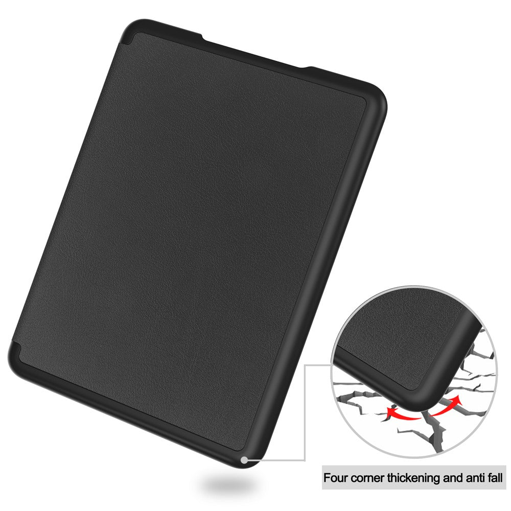 For Amazon Kindle Paperwhite (2024) / Kindle Colorsoft Case PC + PU E-Reader Cover Support Auto Wake  /  Sleep