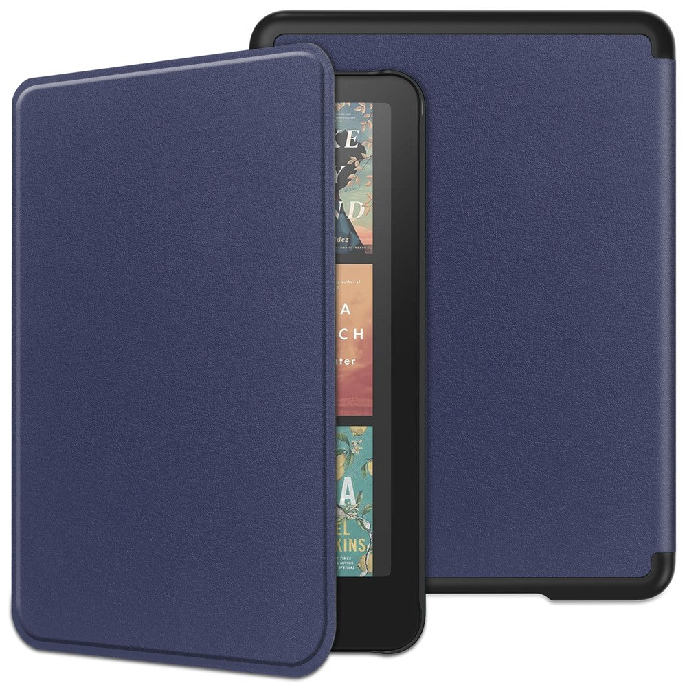 For Amazon Kindle Paperwhite (2024) / Kindle Colorsoft Case PC + PU E-Reader Cover Support Auto Wake  /  Sleep