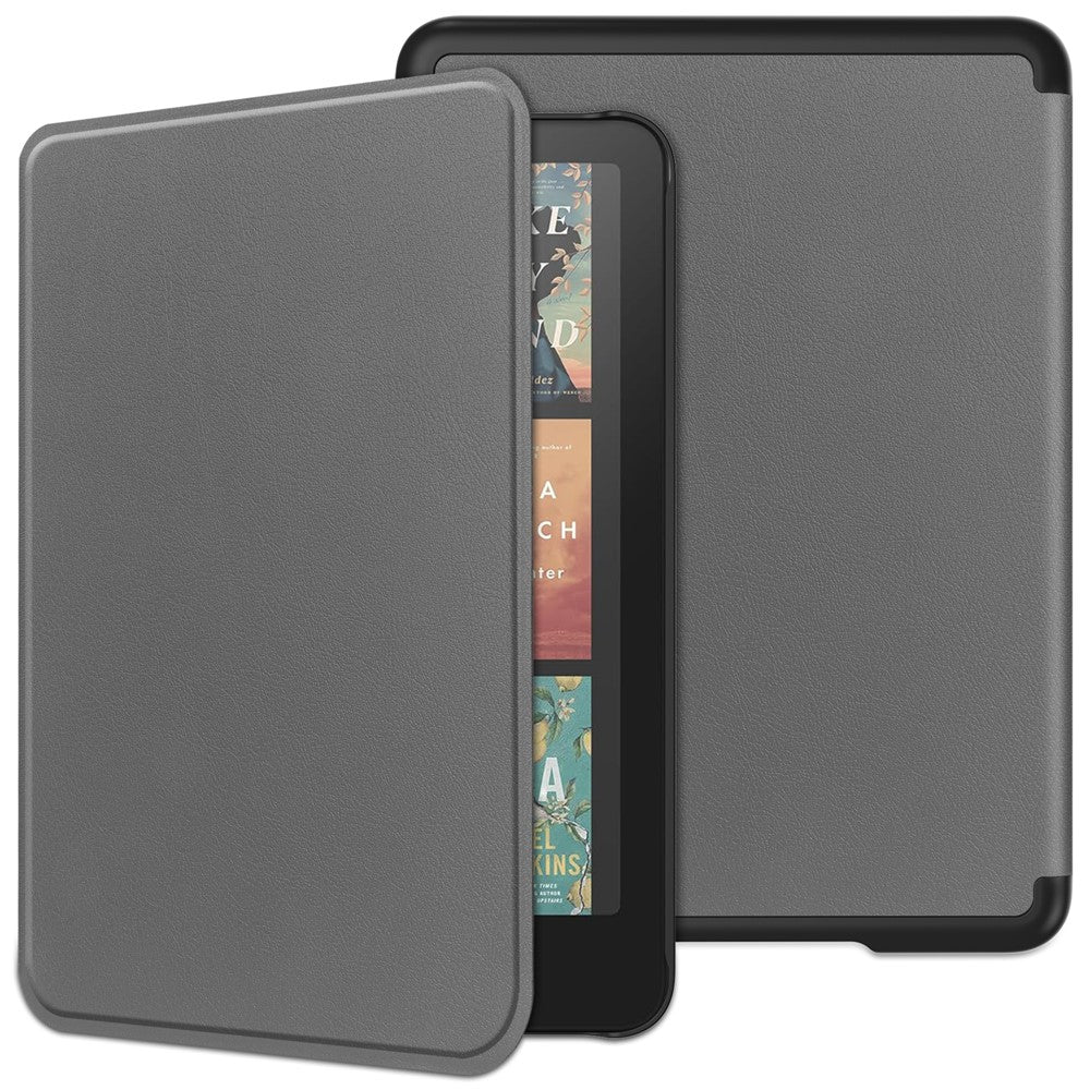For Amazon Kindle Paperwhite (2024) / Kindle Colorsoft Case PC + PU E-Reader Cover Support Auto Wake  /  Sleep