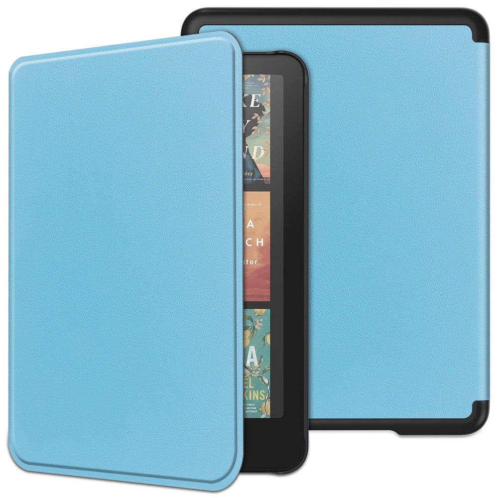 For Amazon Kindle Paperwhite (2024) / Kindle Colorsoft Case PC + PU E-Reader Cover Support Auto Wake  /  Sleep
