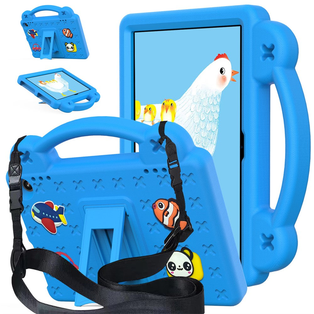 For Amazon Fire HD 8 (2024) Case Kids Cartoon Patterns Hand Grip Kickstand Tablet EVA Cover