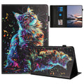Tablet Case For Amazon Fire HD 8 (2018) / (2017) / (2016) Pattern Leather Cover with Auto Sleep / Wake, Card Holder
