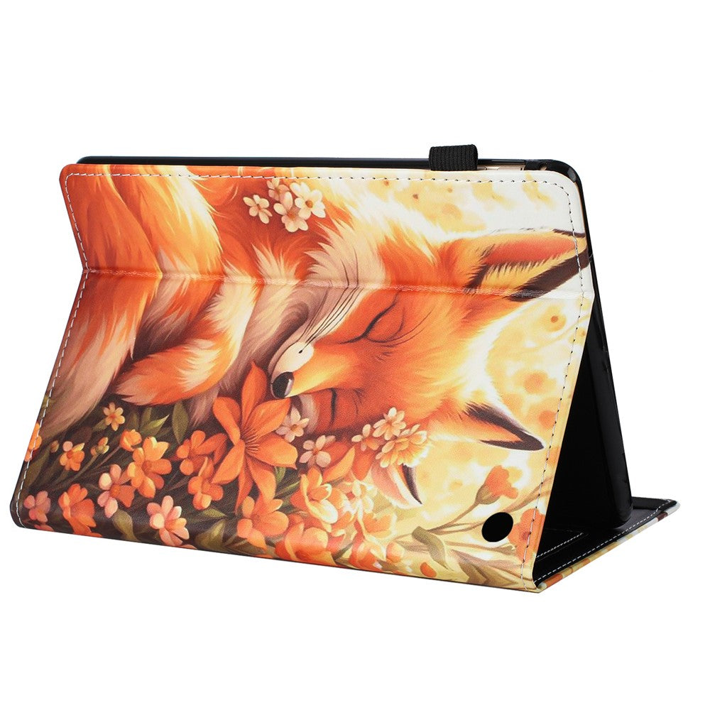 Tablet Case For Amazon Fire HD 10 (2021) / HD 10 Plus (2021) Pattern Leather Cover with Auto Sleep / Wake, Card Holder