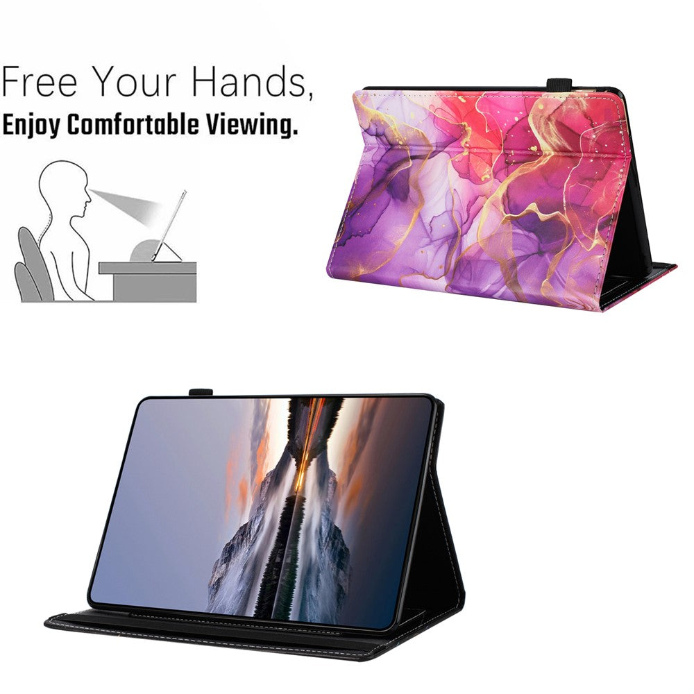 For Amazon Kindle Youth Edition 2022 Case Pattern Leather Tablet Cover with Auto Sleep / Wake, Card Holder