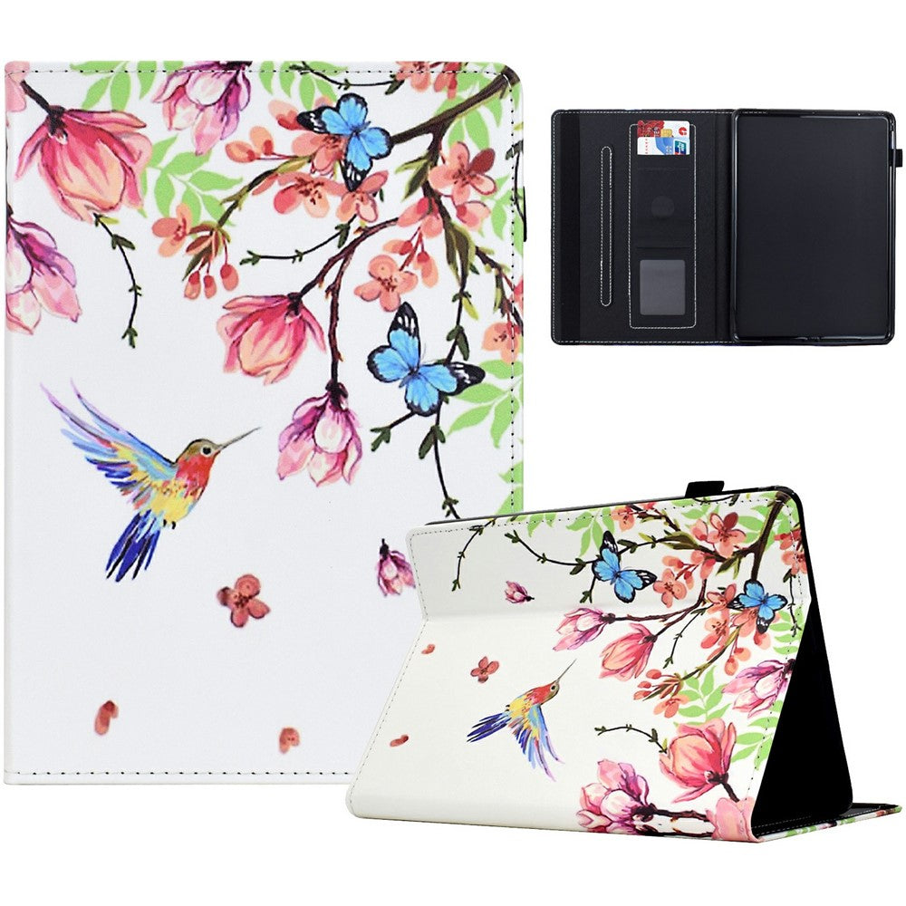 For Amazon Kindle Paperwhite (2024) Case Card Holder Stand Pattern Printing Leather Cover