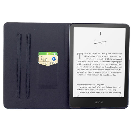 For Amazon Fire 7 (2022) Stand Case Pattern Printing Tablet Leather Cover with Auto Wake / Sleep